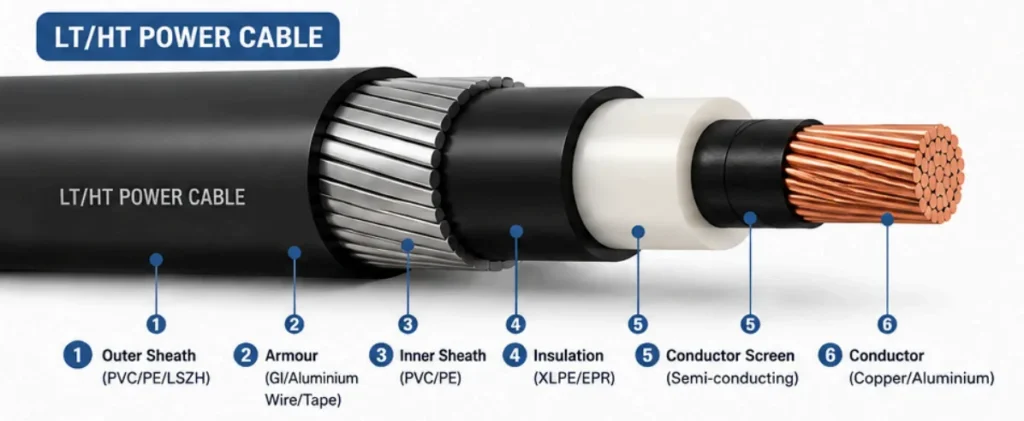 LTHT POWER & CONTROL CABLE
