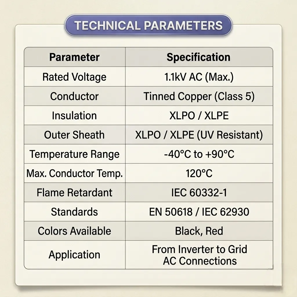 technical parameters